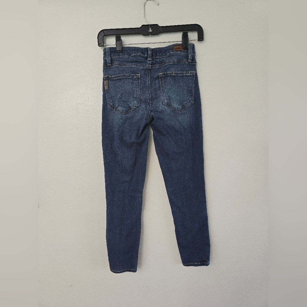 PAIGE Verdugo Crop Jeans Size 24 Womens Medium Wash - Picture 3 of 8